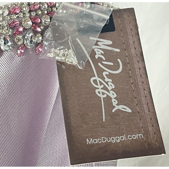 Mac‎ Duggal Evening Gown Strapless Backless Embellished 16 NWT Formal Wear Dress - Picture 7 of 9
